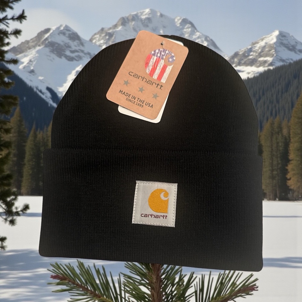 NWT Carhartt Black Beanie